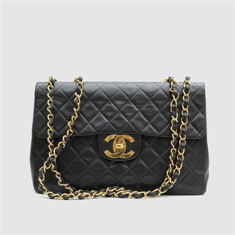 chanel 19 flap bag lambskin large black|vintage chanel lambskin bag.